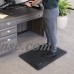 Seville Classics AIRLIFT® Anti-Fatigue Comfort Mat for Standing Desks Kitchens, 20" x 32" x .7" thick, Black   567640968